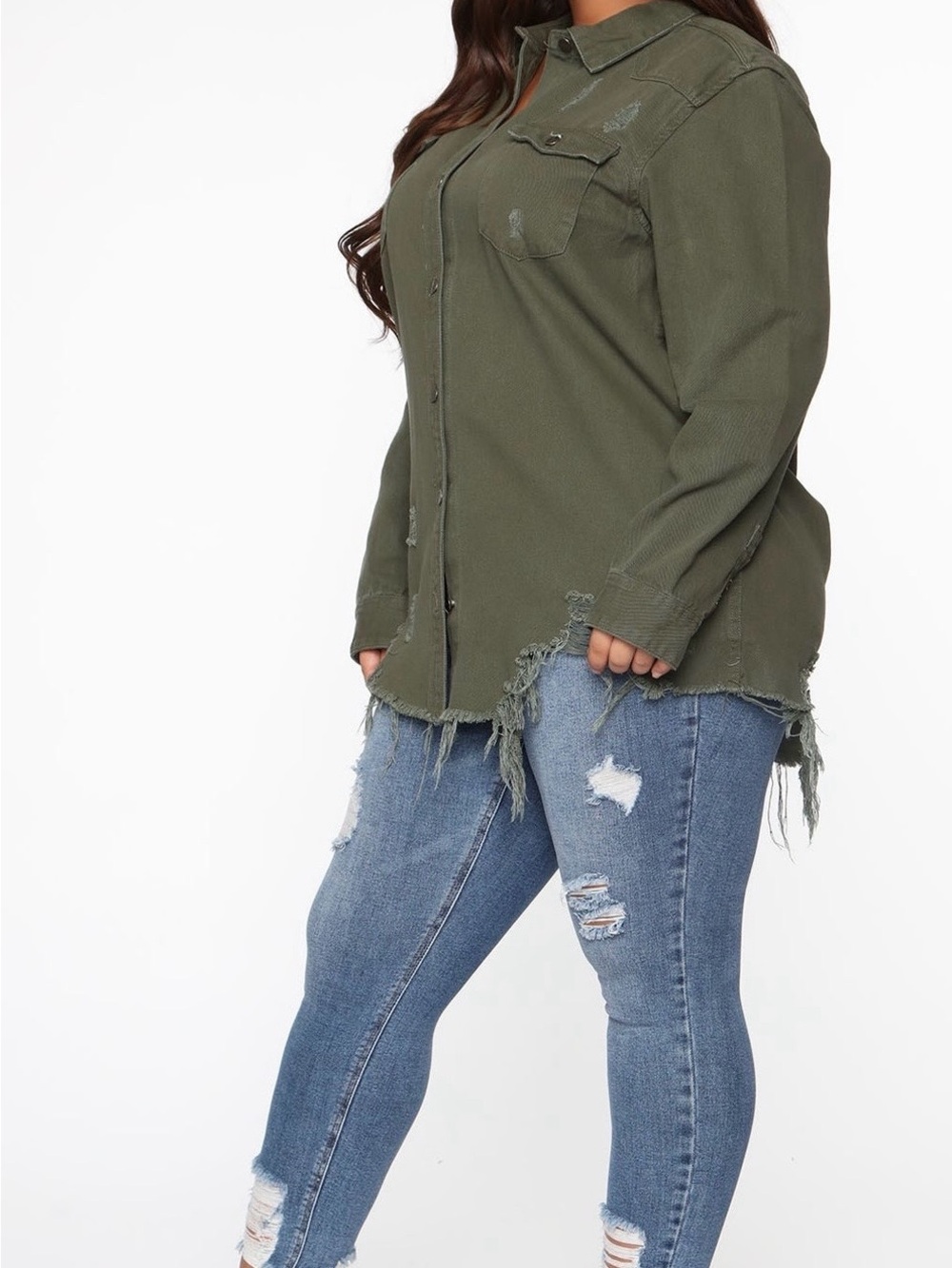 Long Denim Jacket - Picture 8 of 14